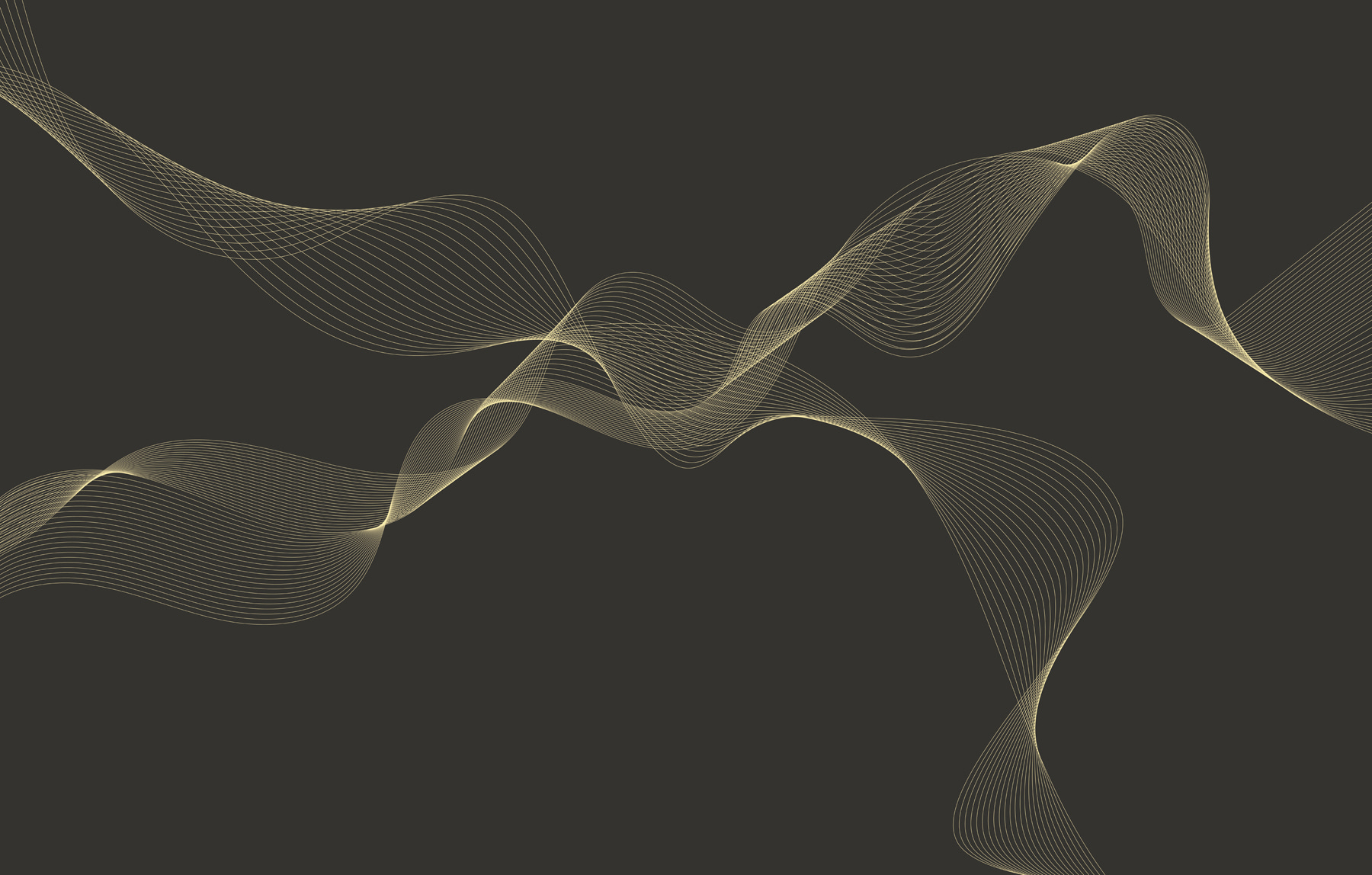 Flowing lines on dark background Flowing lines on dark background