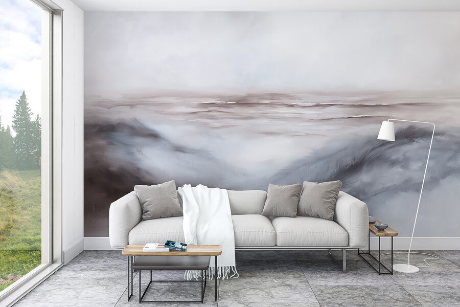 Pintura de uma paisagem
