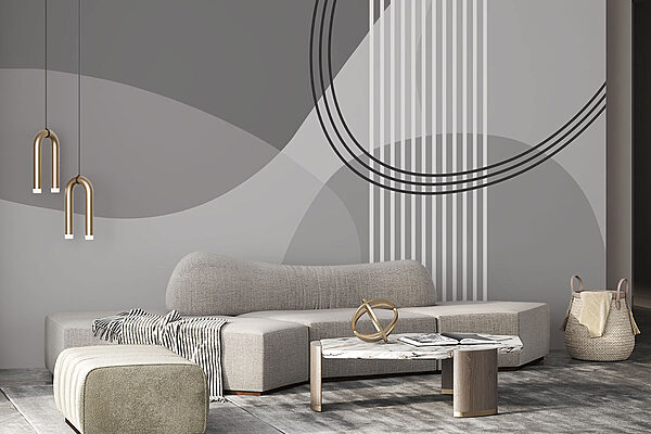 Fundo cinzento e branco com círculos e linhas Fundo cinzento e branco com círculos e linhas