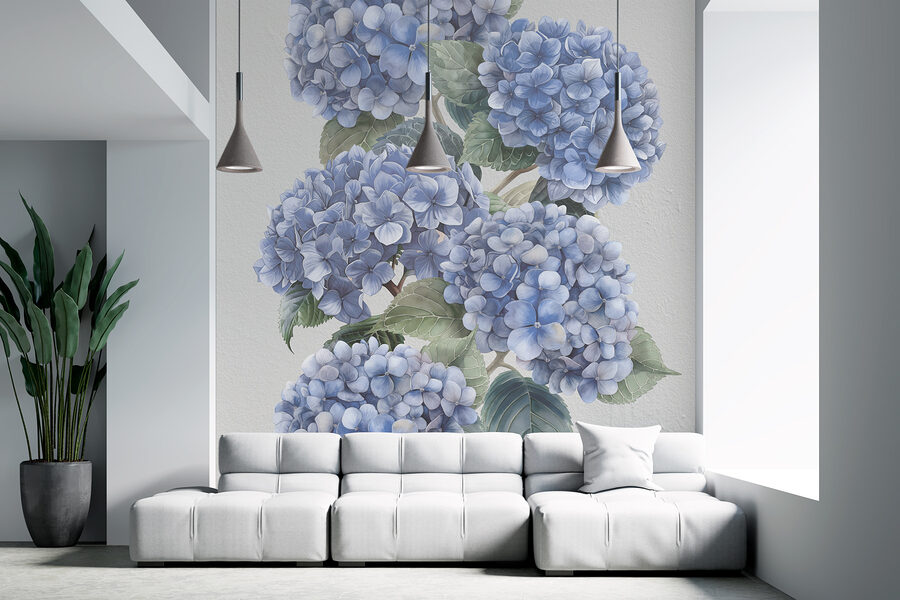 Papel de parede Grande plano de flores