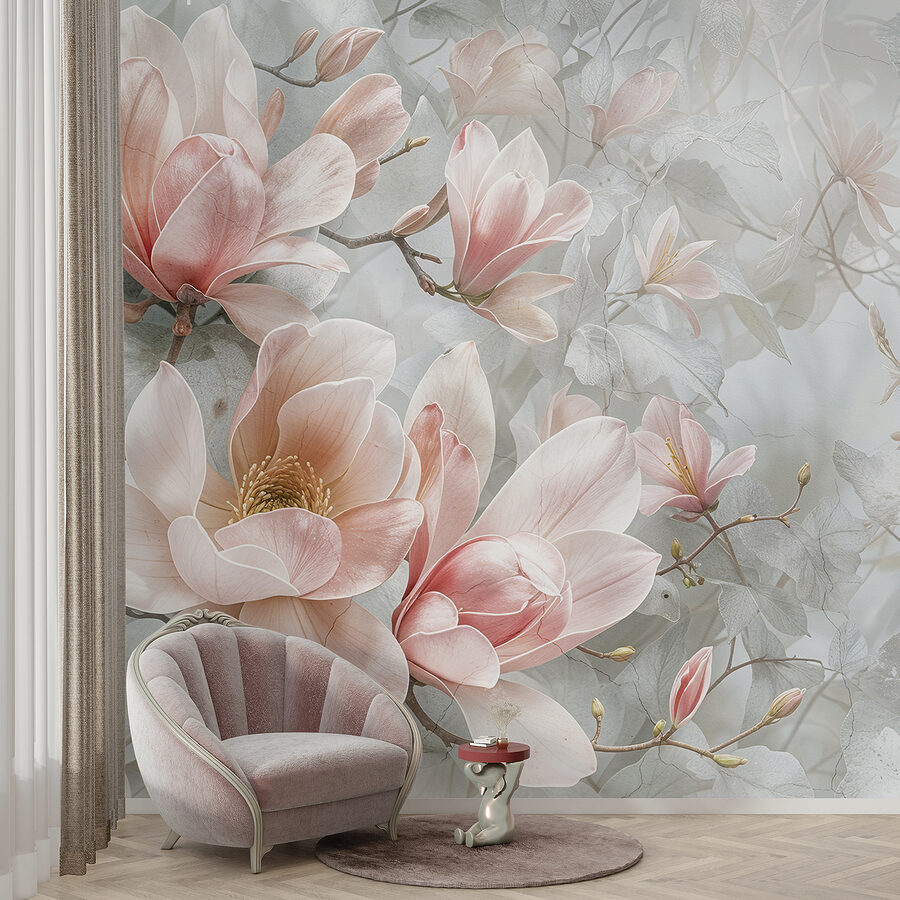 Grande plano de flores