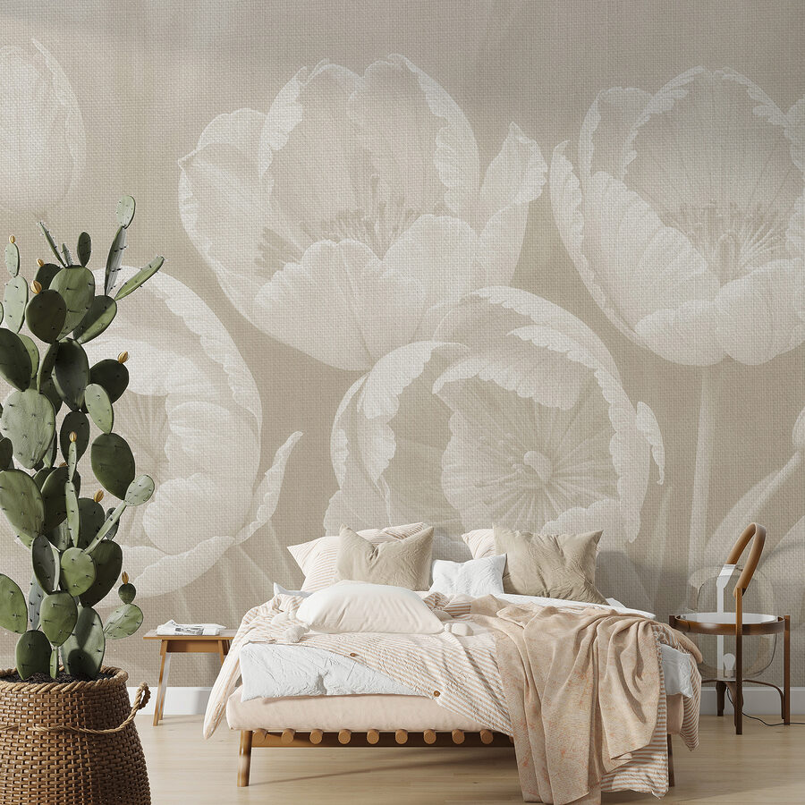 Grande plano de flores