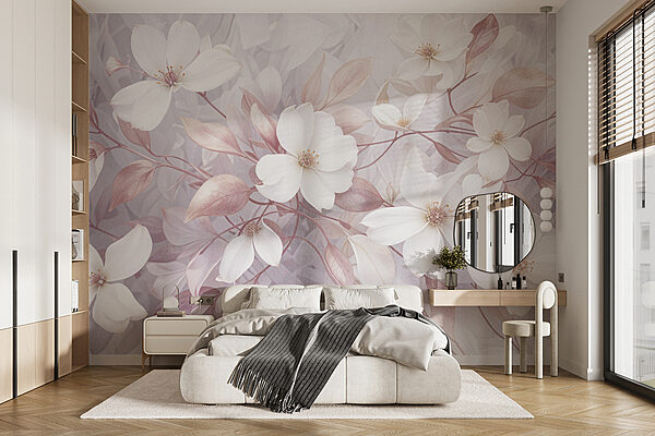 Grande plano de flores Papel de parede Grande plano de flores