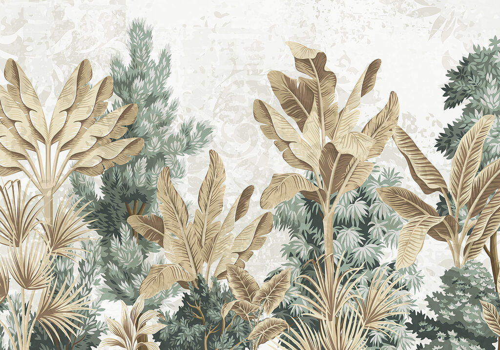 Papel de parede com uma variedade de plantas Papel de parede com uma variedade de plantas