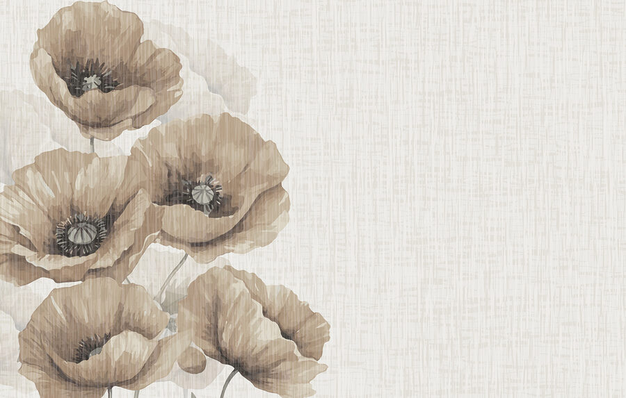 Grande plano de flores