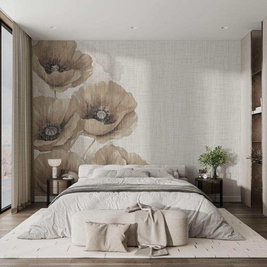 Grande plano de flores
