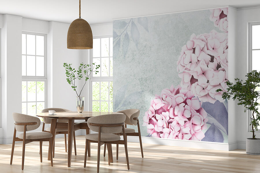 Papel de parede Grande plano de flores