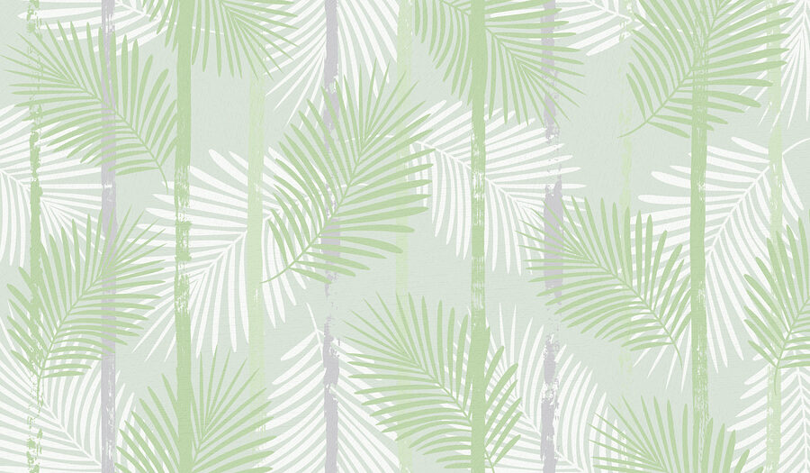 Papel de parede Papel de parede verde e branco - Image 3