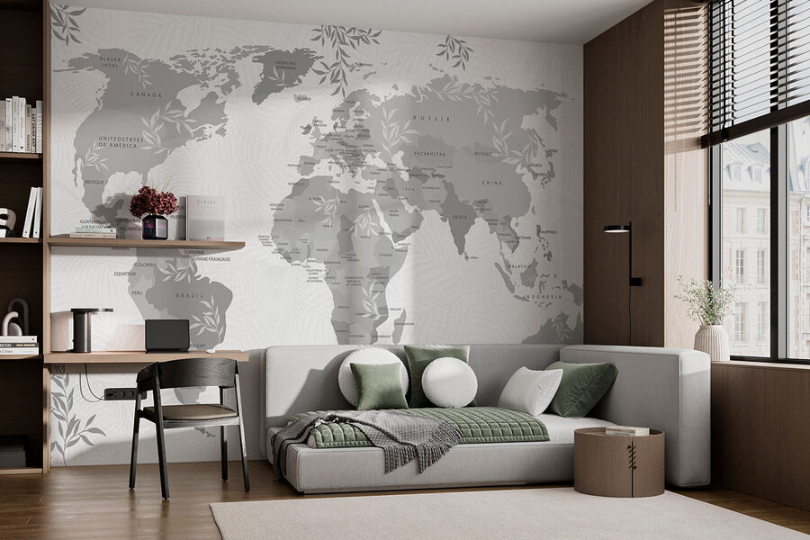 Papel de parede Mapa do mundo