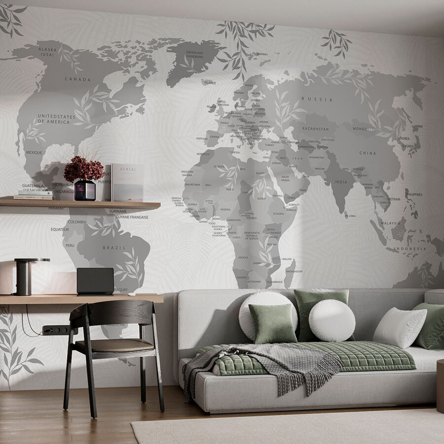 Papel de parede Mapa do mundo - Image 2