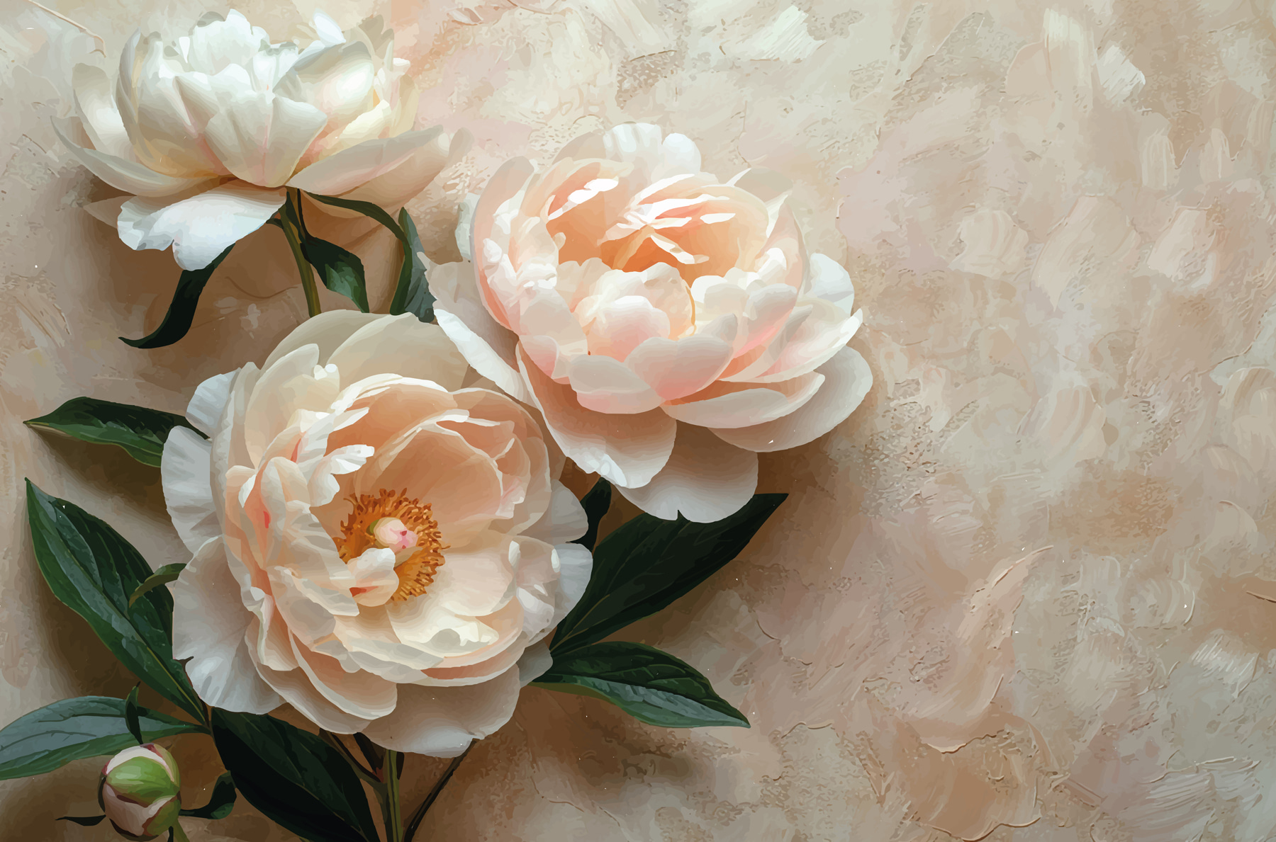 Group of white flowers Group of white flowers