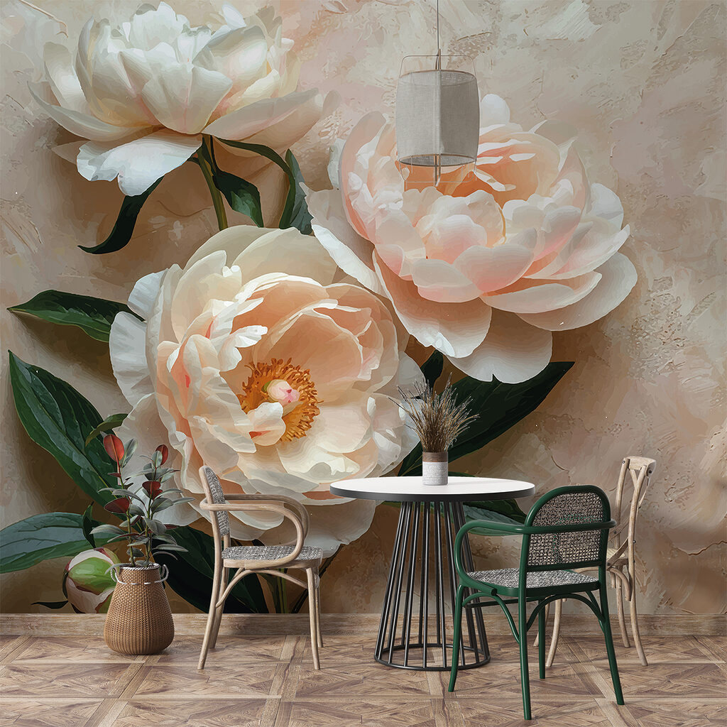 Group of white flowers Group of white flowers