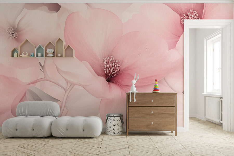 Grande plano de flores