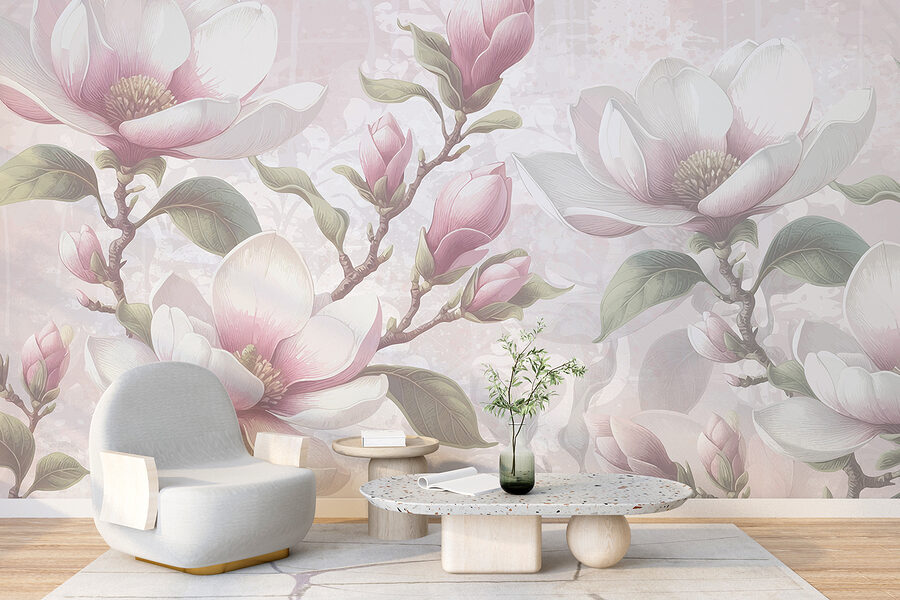 Grande plano de flores