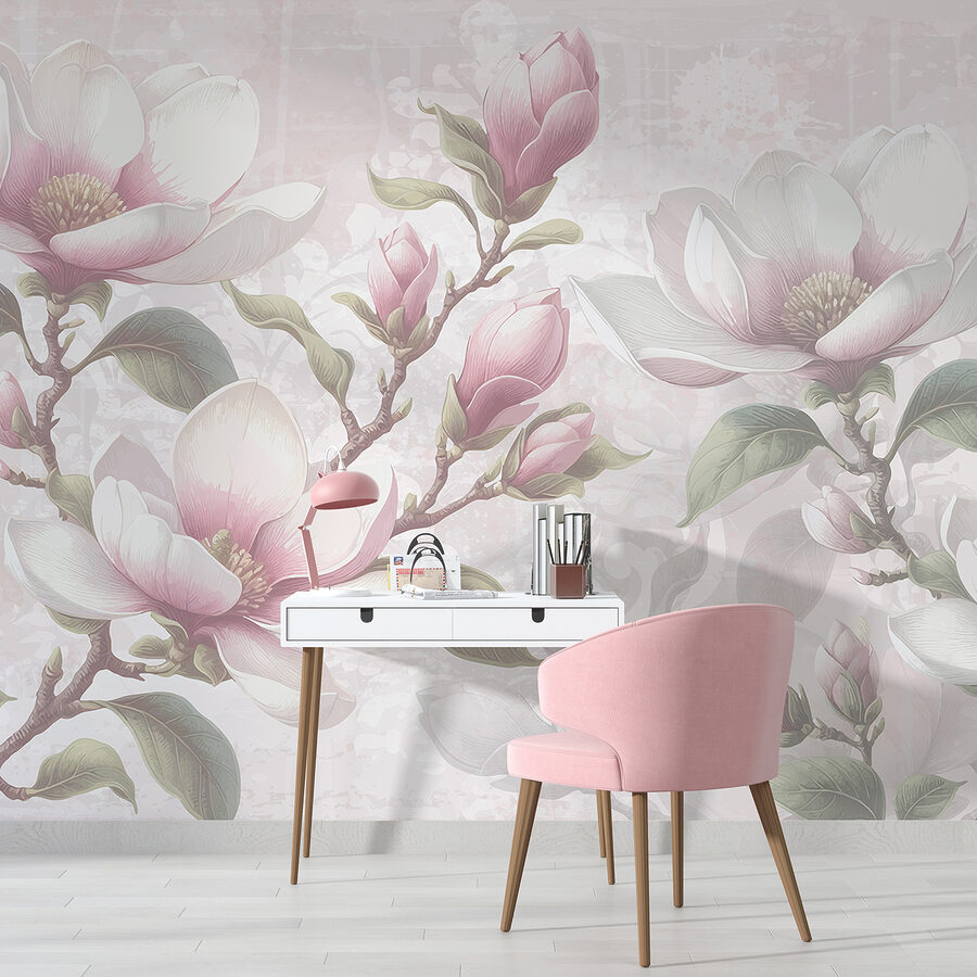 Grande plano de flores