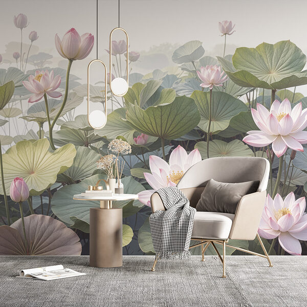 Group of pink flowers and green leaves Group of pink flowers and green leaves