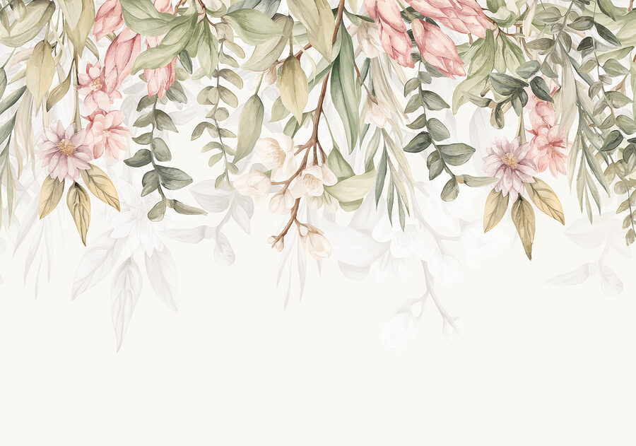 Grande plano de flores