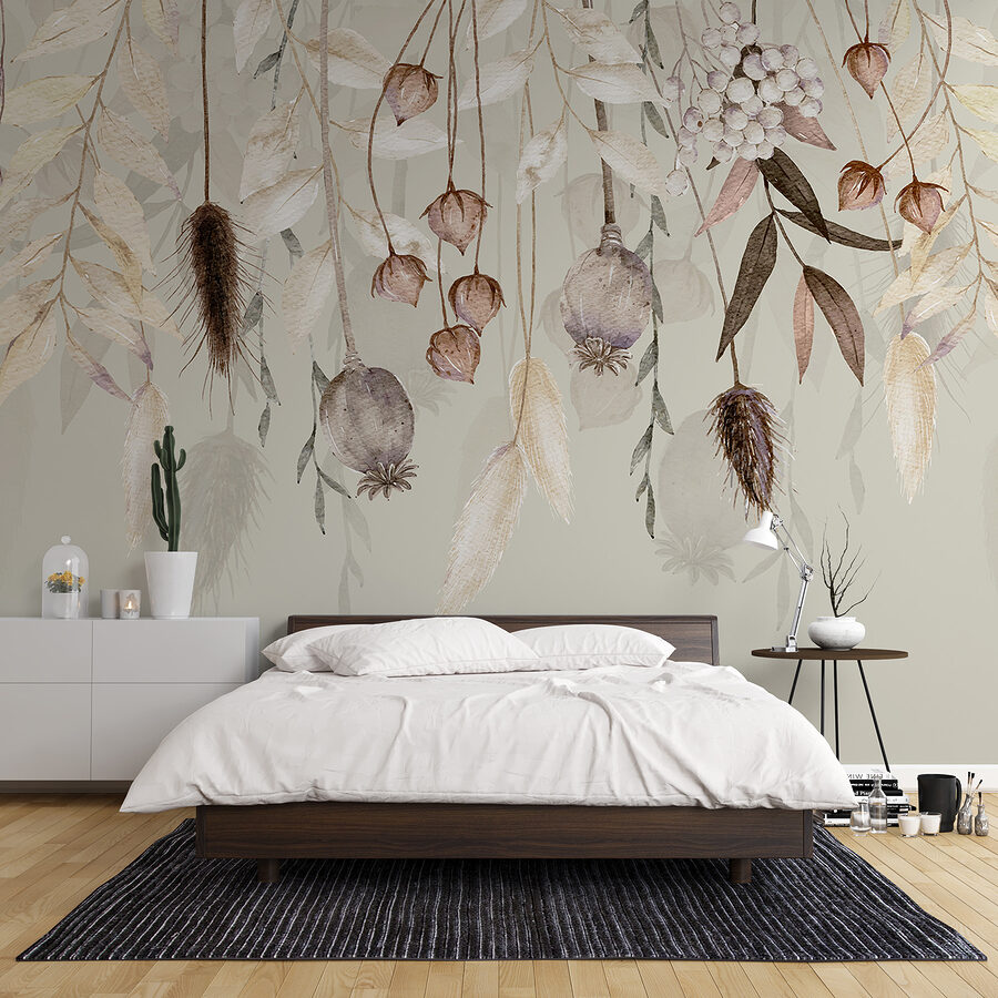 Grande plano de flores