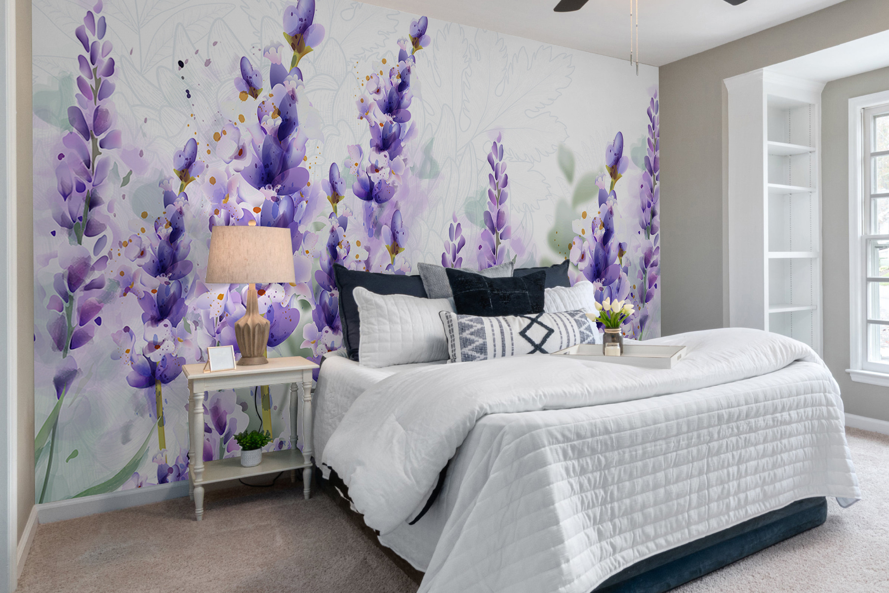 Group of purple flowers