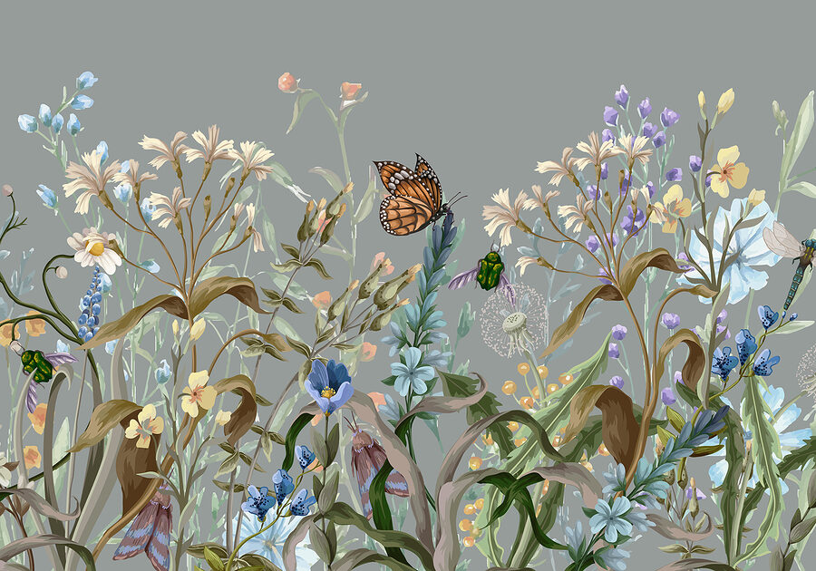 Borboleta numa flor