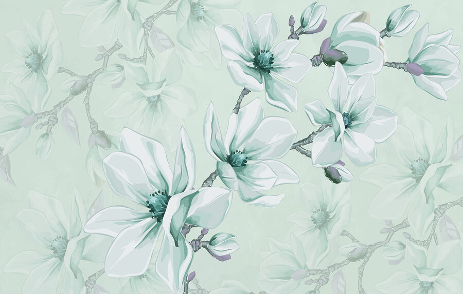 Grande plano de flores