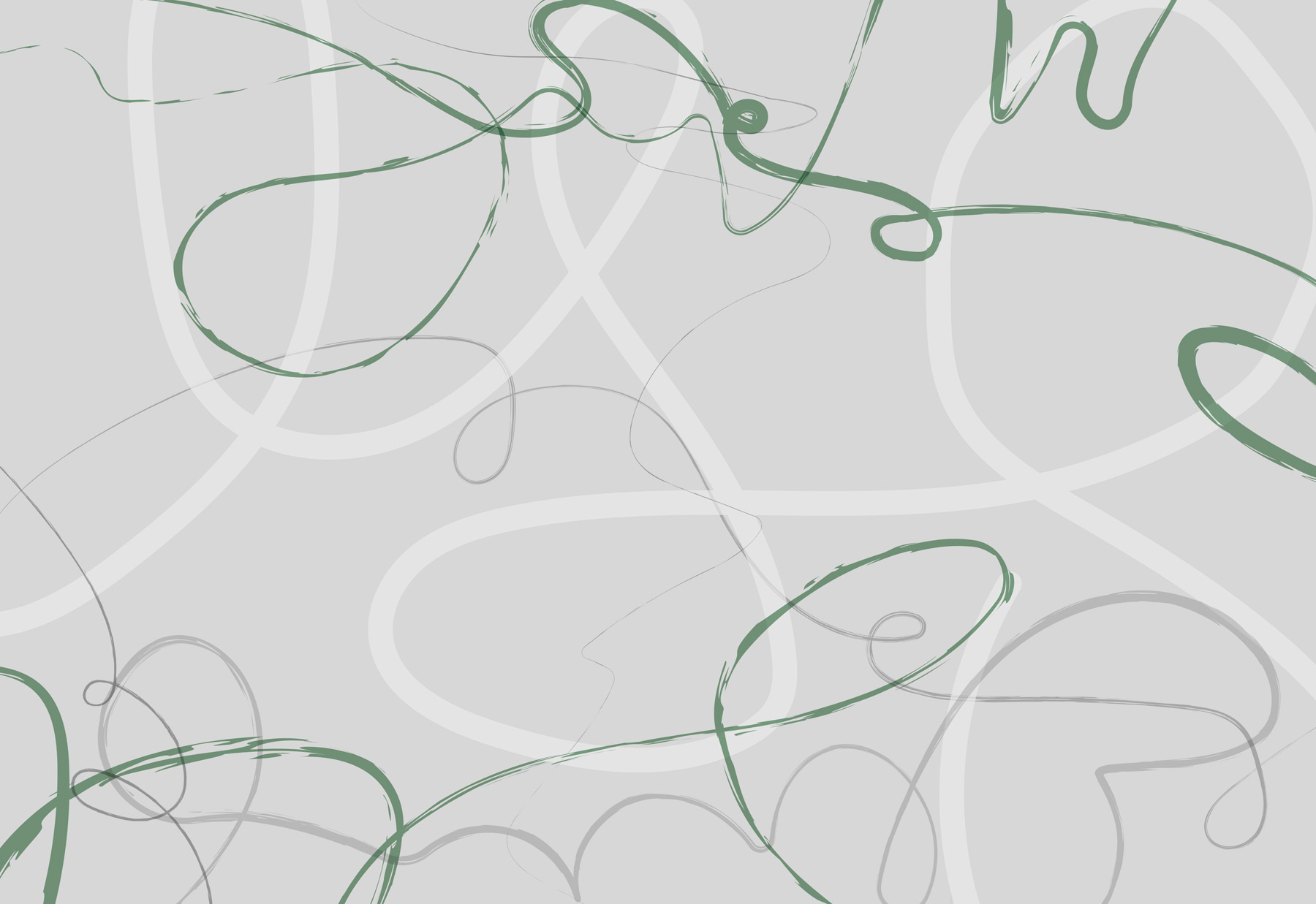 Green and grey swirly lines Green and grey swirly lines