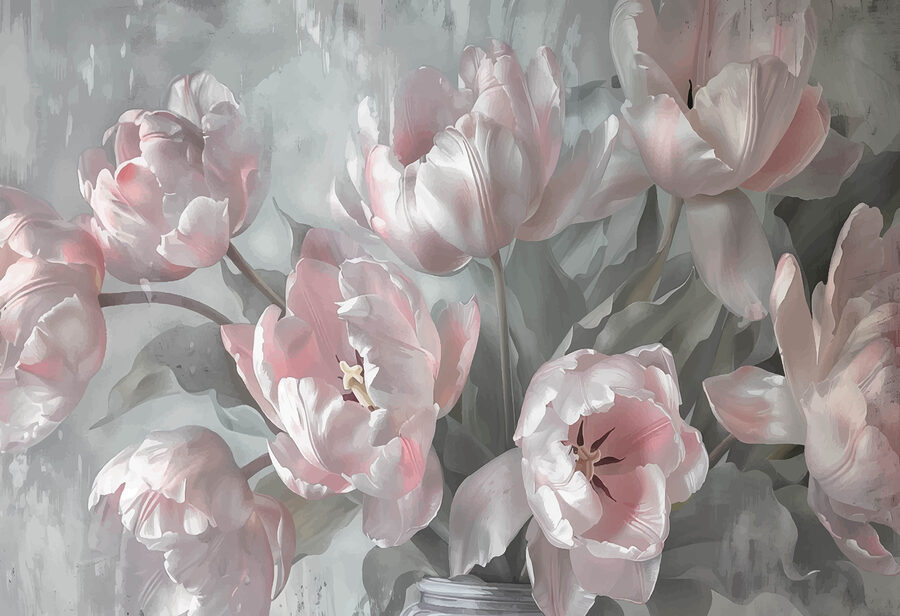 Papel de parede Grande plano de flores - Image 4