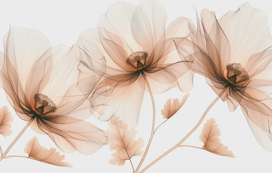 Grande plano de flores