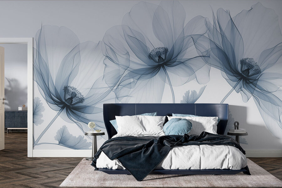 Grande plano de flores