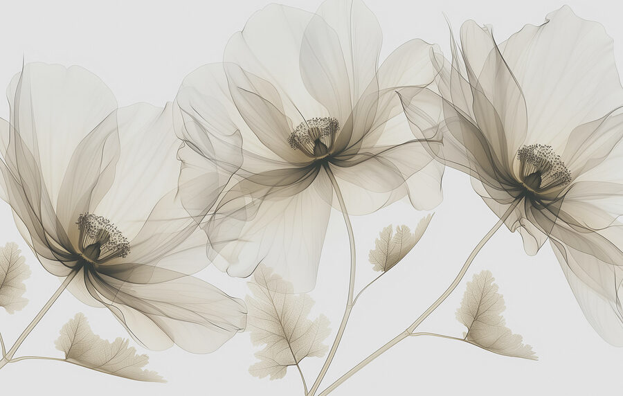 Grande plano de flores