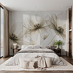 Papel de parede Grande plano de flores