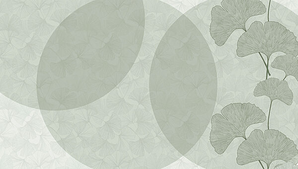 Green and white background with circles and lines