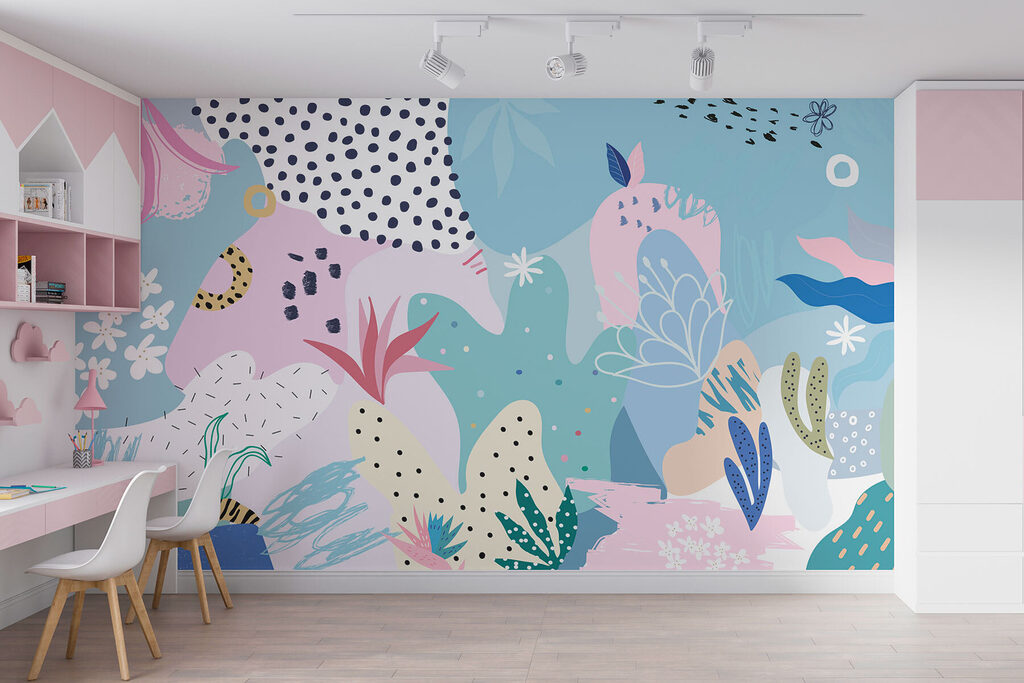 Colorful pattern with different shapes and colors Colorful pattern with different shapes and colors