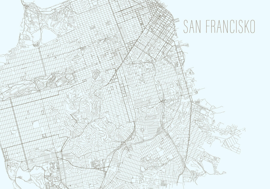 Mapa de uma cidade