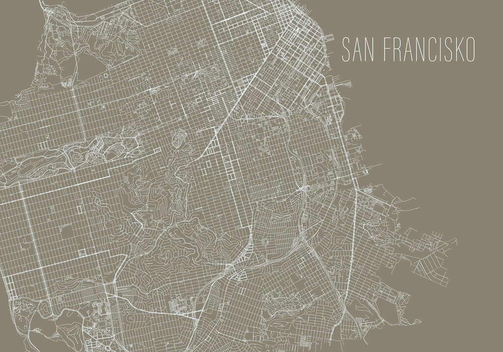 Mapa de uma cidade Mapa de uma cidade