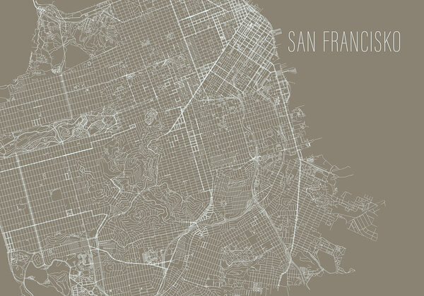 Mapa de uma cidade Mapa de uma cidade
