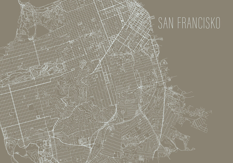 Mapa de uma cidade Mapa de uma cidade