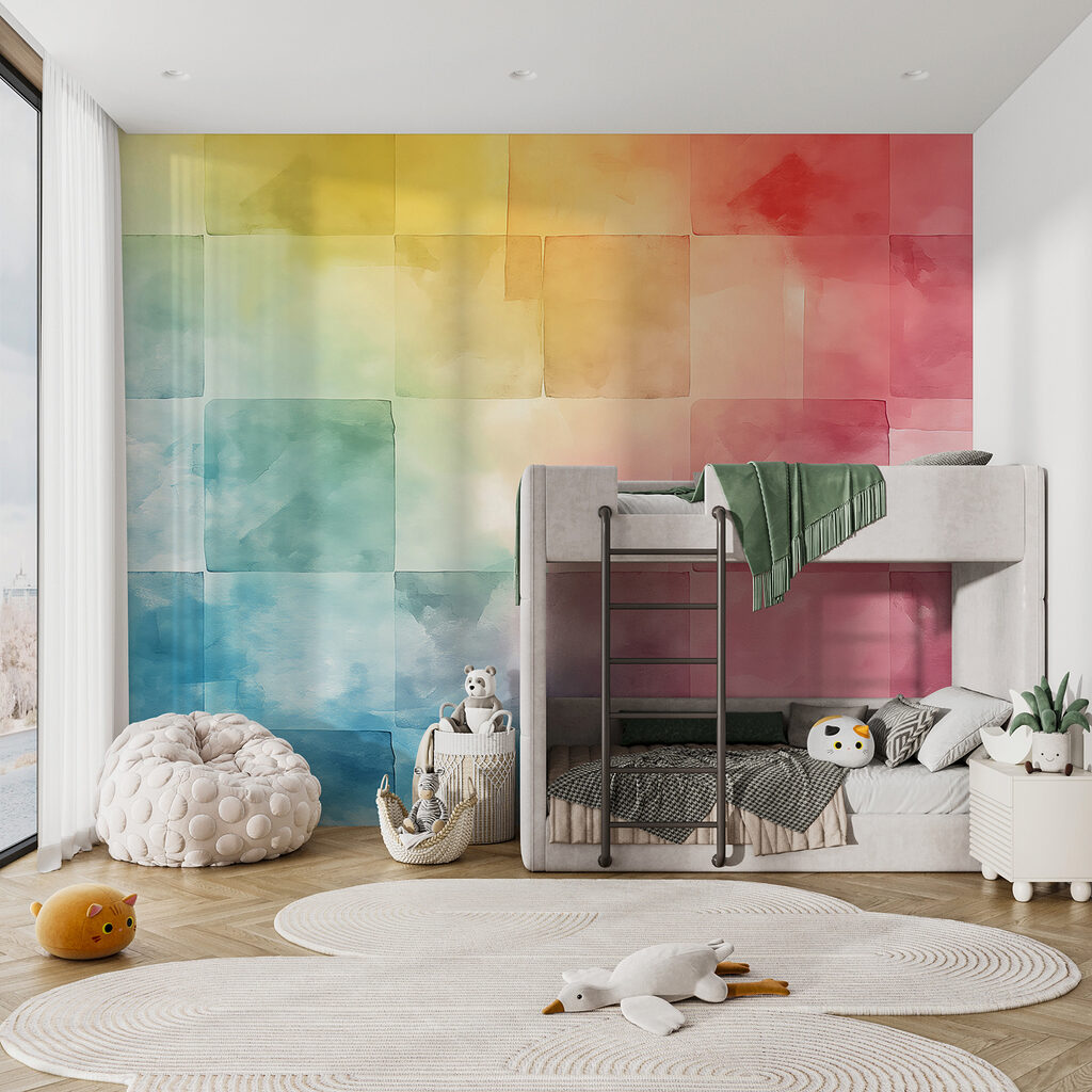 Colorful square tiles Colorful square tiles