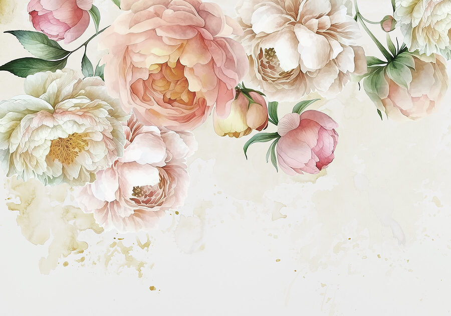 Grande plano de flores