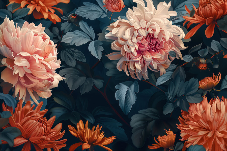 Grande plano de flores Grande plano de flores