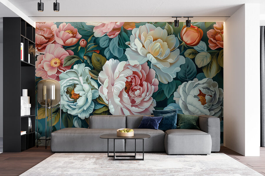 Papel de parede Grande plano de flores - Image 3