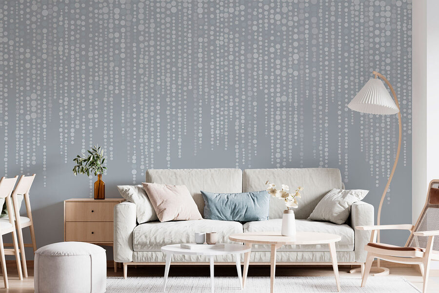 Fundo cinzento e branco com pontos Fundo cinzento e branco com pontos
