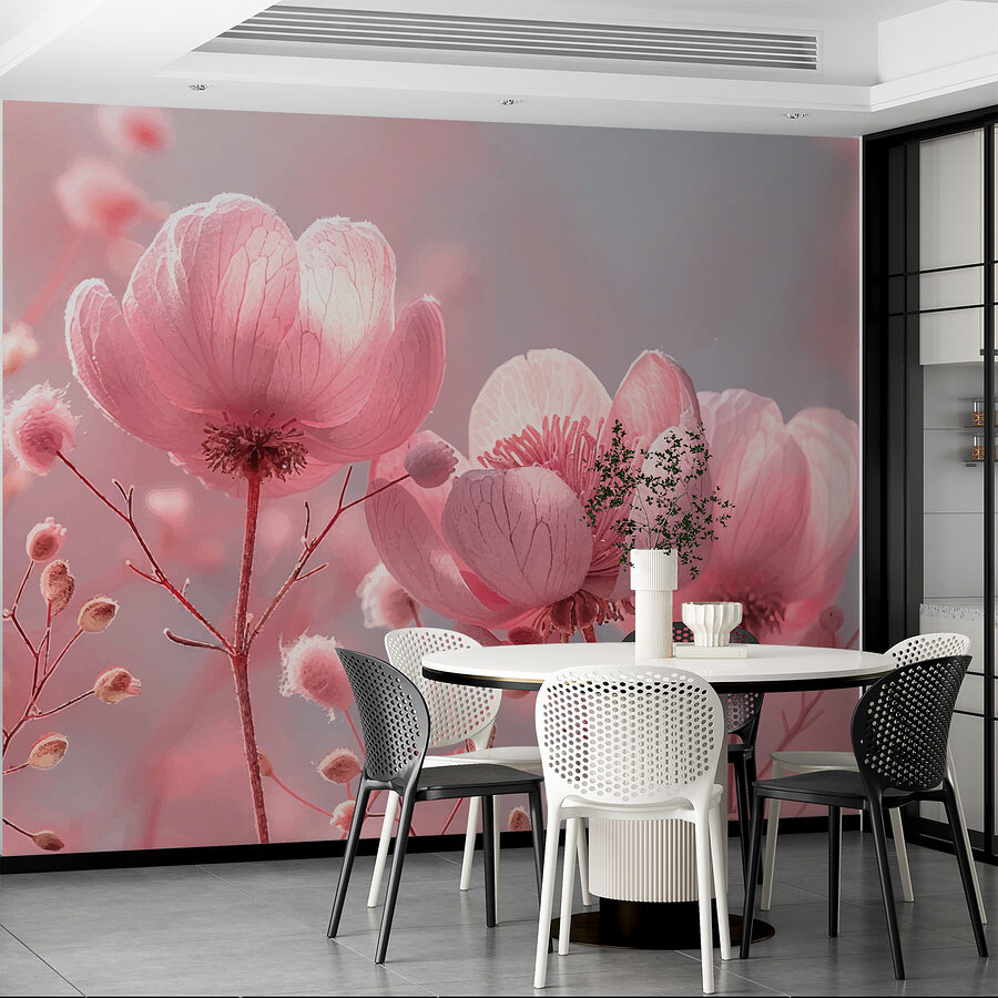 Grande plano de flores