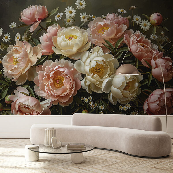 Bouquet de flores cor-de-rosa e brancas Bouquet de flores cor-de-rosa e brancas