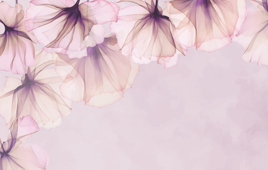 Grande plano de flores