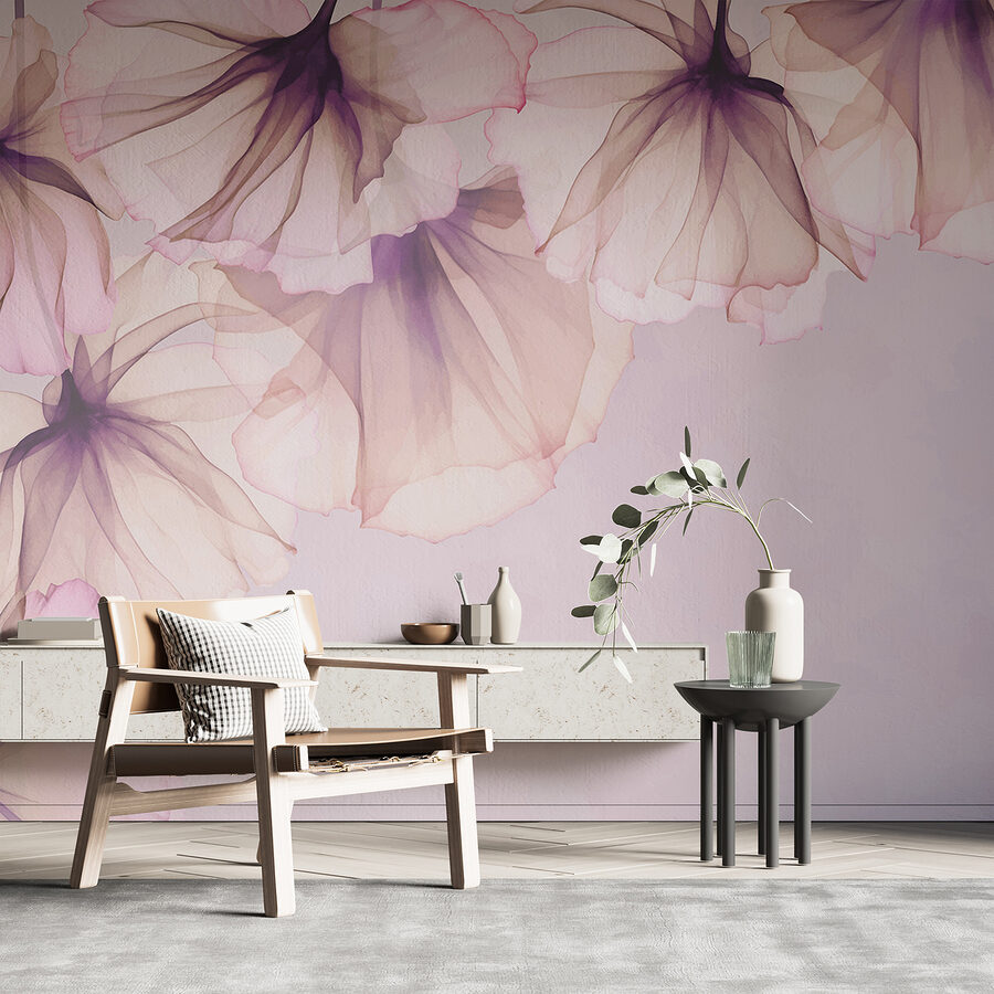 Grande plano de flores