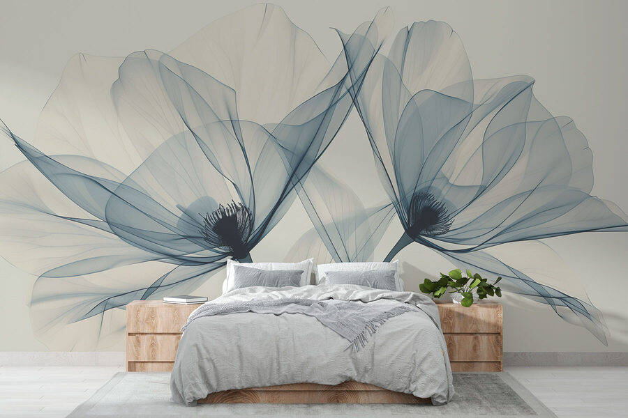 Grande plano de flores