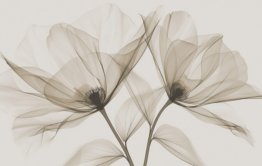 Grande plano de flores