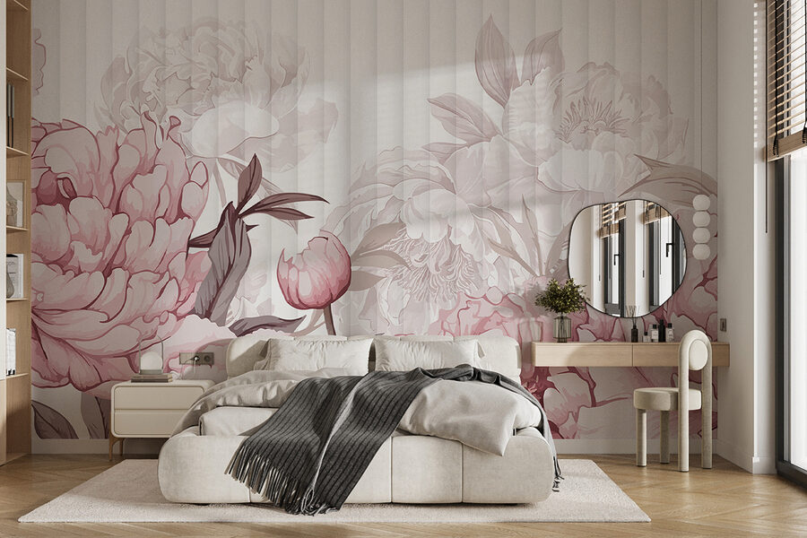 Grande plano de flores