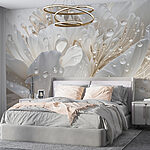 Papel de parede Grande plano de uma flor